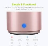Bluetooth Speaker, Mini Portable Wireless Speaker, HD Sound and Enhanced  Bass, with Eva Hard Travel Case and Carabiner (RoseGold)