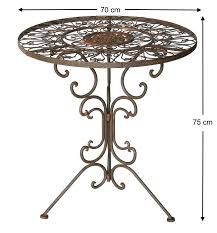 Durch aufwendige handarbeit wird der artikel traditionell bearbeitet, um ein antikes erscheinungsbild zu erhalten. Dandibo Sitzgruppe Eisen Garten Antik Bistroset Tecla Bistrotisch Mit 2 Stuhlen Klappbar Metall Gartentisch Dandibo Ambiente