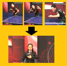 Bola karet dayung melewati net untuk ( tambahan ) jaringan yang terhubung dengan dua kutub cara bermain tabel tergantung. Dunia Pingpong