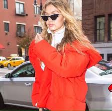 Costopoulos Gigi Hadid Wearing The New Fugitive By Adam Selman X Le Specs Official Page In White Soon In Store Facebook