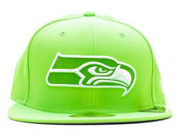 Seattle Seahawks Neon Green 59fifty Fitted Baseball Cap By New Era X Nfl Fitted Baseball Caps Baseball Cap Cap