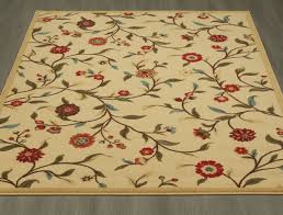 Ultra grip nonslip rug gripper pad. Ottomanson Ottohome Floral Rug Beige 5 X6 6 Walmart Com Walmart Com