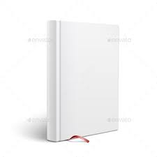 Blank Vertical Book With Bookmark Template Bookmark Template Book Template Templates