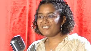 Abril Pena reads "For the Love of TV"