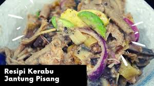 Bagi yang baru nak try makan, ini contoh resepi kerabu jantung pisang yang boleh anda cuba di rumah. Resipi Kerabu Jantung Pisang Youtube