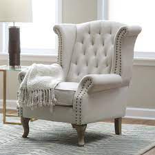 belham living tatum tufted arm chair with nailheads accent chairs for living room arm chairs living room living room chairs