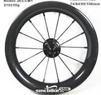 SMC 203-CW1 12" 203 Carbon wheels for Strider Kids' Balance ...