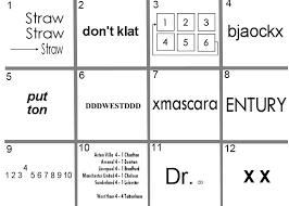 The number of letters in each word of the phrase is contained underneath. Dingbat Word Puzzle 5 Over 50s Forum