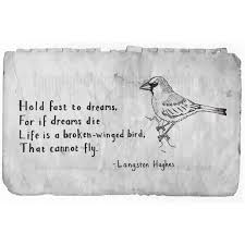 Dreams Literary Quotes Writing Poetry Langston Hughes