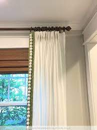 ***cut the laminates upside down if you are using a circular saw. Ikea Ritva Curtains Customized With Contrast Edge Band Pompom Trim And Pinch Pleats Addicted 2 Decorating Ikea Ritva Ikea Ritva Curtains Diy Drapes