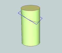 A cylinder is a solid created by extending a circle through space perpendicular to its diameter. David S Blog Ellipse By Cylindrical Section