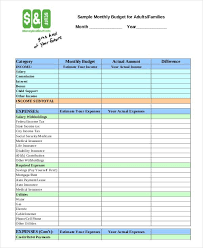 Family Budget Templates 18 Doc Xls Pdf Free Printable Family Budget Template Budget Template Household Budget Template