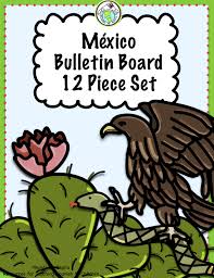 Birds That Start With U In Spanish Mexico Bulletin Board Set Of 12 Aztec Inspired Bulletin Board Sets Elementary Spanish Lessons Spanish Lesson Plans