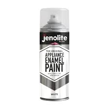 Furthermore, this white enamel has been specially designed to give a stunning finish to your furniture and other items. Appliance Enamel Paint Aerosol 400ml Jenolite