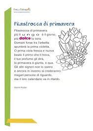 Filastrocca Di Primavera Cose Per Crescere Filastrocche Citazioni Spirituali Attivita Per Bambini Di 3 Anni