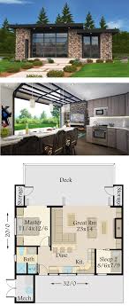 Modern small house plans can. Orbit Modern 1 Story Small House Plan Small Modern Home Designs House Plans House Design Small House