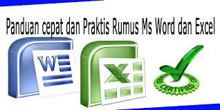 Belajar Cepat Dan Praktis Serta Rumus Rumus Ms Word Ms Excel 2007 2010 2013 Untuk Guru Guru Belajar Sekolah