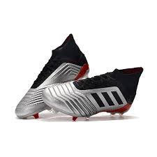 Adidas predator accelerator fg black white red mens football boot d96665. Adidas Predator 19 1 Fg Soccer Cleat Silver Black Red