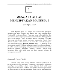 Jul 27, 2021 · pertanyaan tentang hakikat penciptaan manusia / rekomendasi serial keren: Https Adoc Tips Download Mengapa Allah Menciptakan Manusia Html