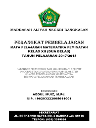 Silabus matematika peminatan kelas xii. Matematika Xii Ipa Peminatan