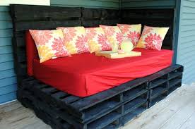 We used these 4 inch crib mattresses, and cut our pallets down so the mattresses would fit on top in this was an easy and inexpensive project and the perfect way to add extra seating to our patio! Diy Outdoor Pallet Furniture Craft Create Cook
