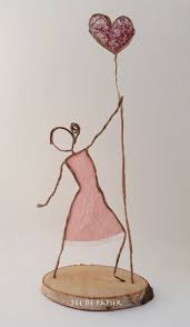 Le fil de fer est un matériel qui permet d'en créer des objets en formes différentes en utilisant son imagination. 53 Draht Ideen Basteln Mit Papierdraht Draht Basteln Mit Draht