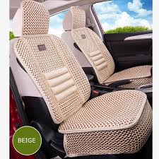 Kkysyelva 1pcs Front Universal Car Seat Cover Summer Lumbar Support For Office Home Chair Seat Cushion Cover Cheap Car Seat Covers Diy Car Seat Cover Car Seats