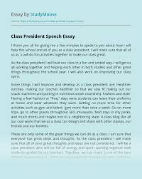 Table of contents president's acceptance presentation. Class President Speech Free Essay Example