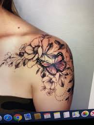 Pin By Joelle Medeiros Lilavois On Tattoos Flower Tattoo Shoulder Floral Tattoo Shoulder Feminine Shoulder Tattoos