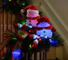 Bethlehem Lights Battery Op Mr Or Mrs Claus Lit Dangle Legs Qvc Com Bethlehem Lights Christmas Decorations Lights