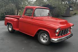 Image result for Radiant Red 1955 Truck