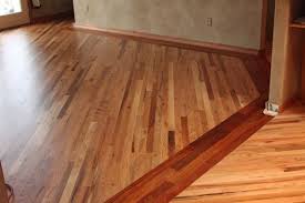 Two Different Wood Floors In House With Simple Border Flooring Ideas Floor Design Trends Floor Design Wood Floors Wide Plank Flooring