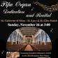Dedicatory Organ Recital event in Oak Park, IL