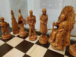 Throughout the series, waged battles have been complex and strategic, requiring very tactical thinking. No Spoilers Handmade Wood Game Of Thrones Chess Set Gameofthrones