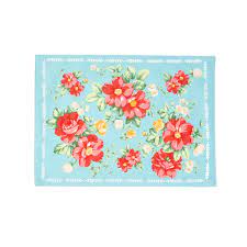 Limited edition the pioneer woman licensed novelty cotton fabric qtr. The Pioneer Woman Vintage Floral Reversible Placemat Walmart Com Walmart Com