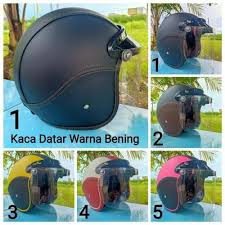 Sementara itu, harga helm ini dicocokkan dengan ukuran, warna dan tipenya. Helm Bogo Cat Warna Kuning Kaca Datar Helm Motor Helm Retro Otomotif Tokopedia Com Inkuiri Com