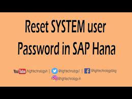 Log in to the system e.g. Reset Sap Password In Hana Detailed Login Instructions Loginnote