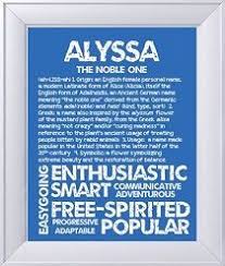 Alyssa Baby Girl Name Meaning And Origin Names With Meaning Baby Names And Meanings Baby Girl Names