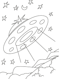 Perfect for coloring book pages. Ufo Coloring Pages Coloring Home