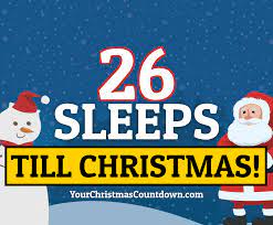How Many Weeks Till Christmas 2021 Your Christmas Countdown 2021 Days Until Christmas Sleeps To Xmas