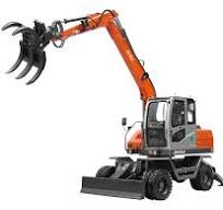 Excavator Cotton Grapple Metal Scraps Handling Machine Wood Grapple  Sugarcane Grab Loader