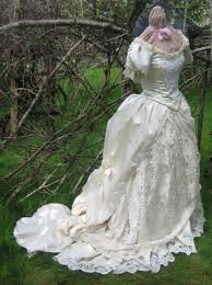 Victorian Style Bustle Wedding Gown Unusual Wedding Dresses Classy Wedding Dress Wedding Gowns