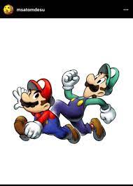 Mario and luigi series art