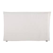 Check spelling or type a new query. Fodera Di Testata Da Letto Bianca In Lino Slavato 180 Cm Morphee Maisons Du Monde