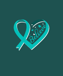 If your loved one was afflicted with, involved in, or affiliated with this worthy cause. Believe Ovarian Cancer Awareness Ribbon Tshirt Gifts Digital Art By Felix
