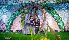 Stage decorations for engagement are all about stirring up your innovation and getting creative. Betrothal Engagement Decor In Chennai