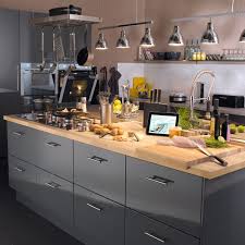 Meuble De Cuisine Gris Delinia Rio Meuble Cuisine Amenagement Cuisine Plan De Travail Cuisine
