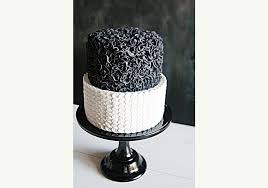 2 Tier Black And White Wedding Cakes Wedding Cakes Pictures Ruffled Wedding Cakes Ruffle Wedding Cake Black And White Wedding Cake Wedding Cake Ribbon