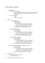 37 Outstanding Essay Outline Templates Argumentative Narrative Persuasive