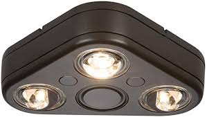 All Pro Outdoor Security Rev335f Revolve Led Triple Head Flood Light 2400 Lm Bronze 3500k Amazon Com